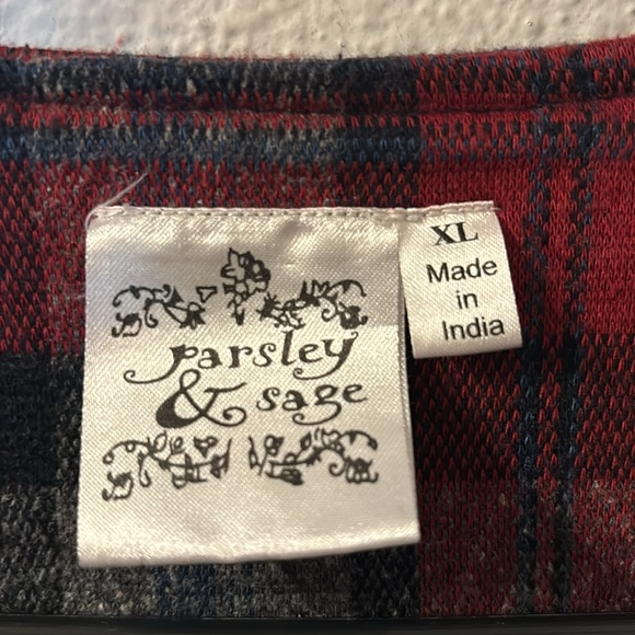 Parsley and Sage plaid bomber jacket size XL - Picture 2 of 4